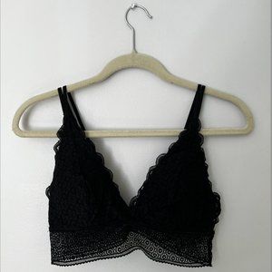 Aerie Black Bralette Size Medium